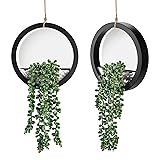 Der Rose 2 Pack Fake Plants Hanging Artificial