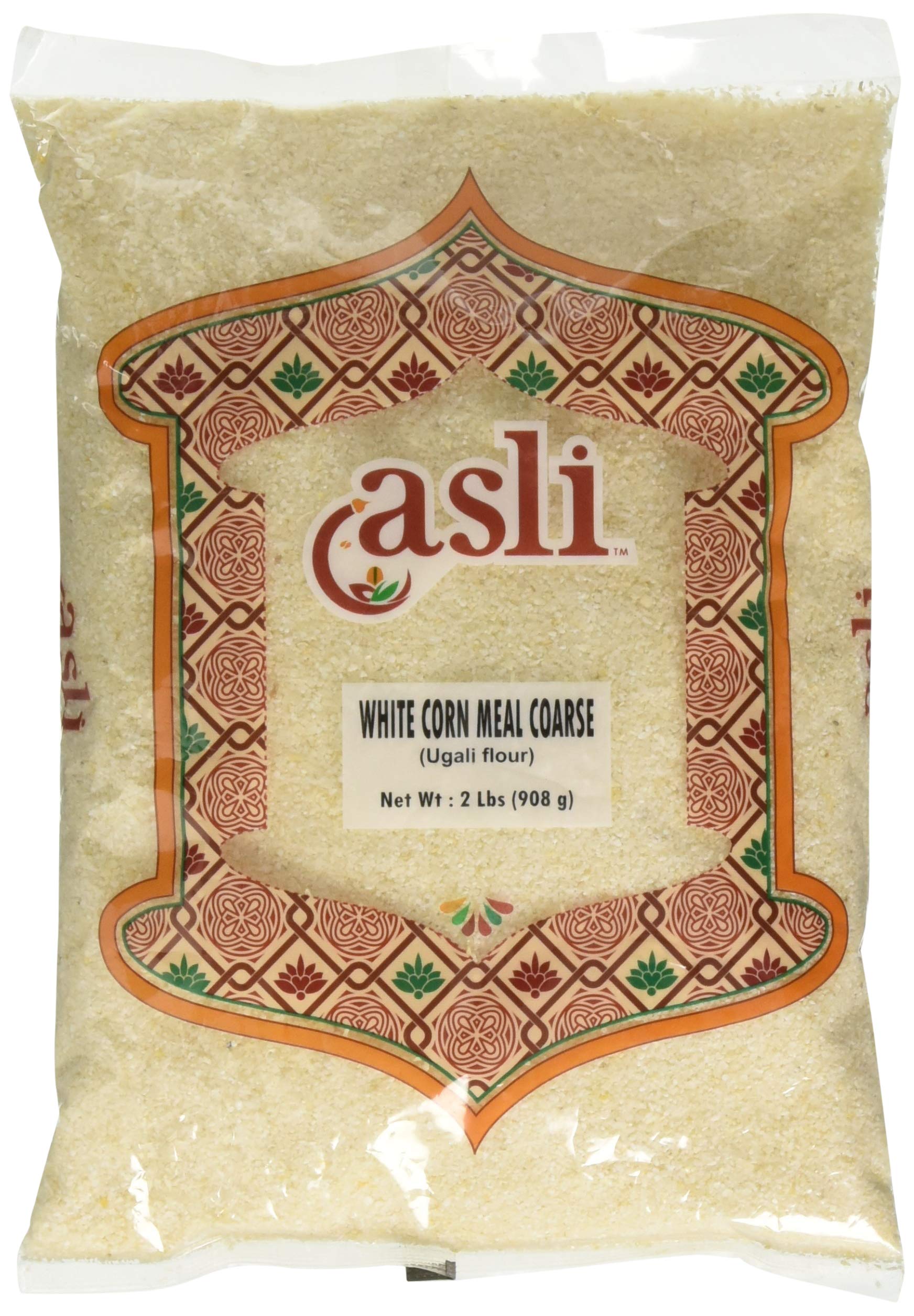 Asli White Corn Meal COARSE (Ugali Flour) 2lb, Indian
