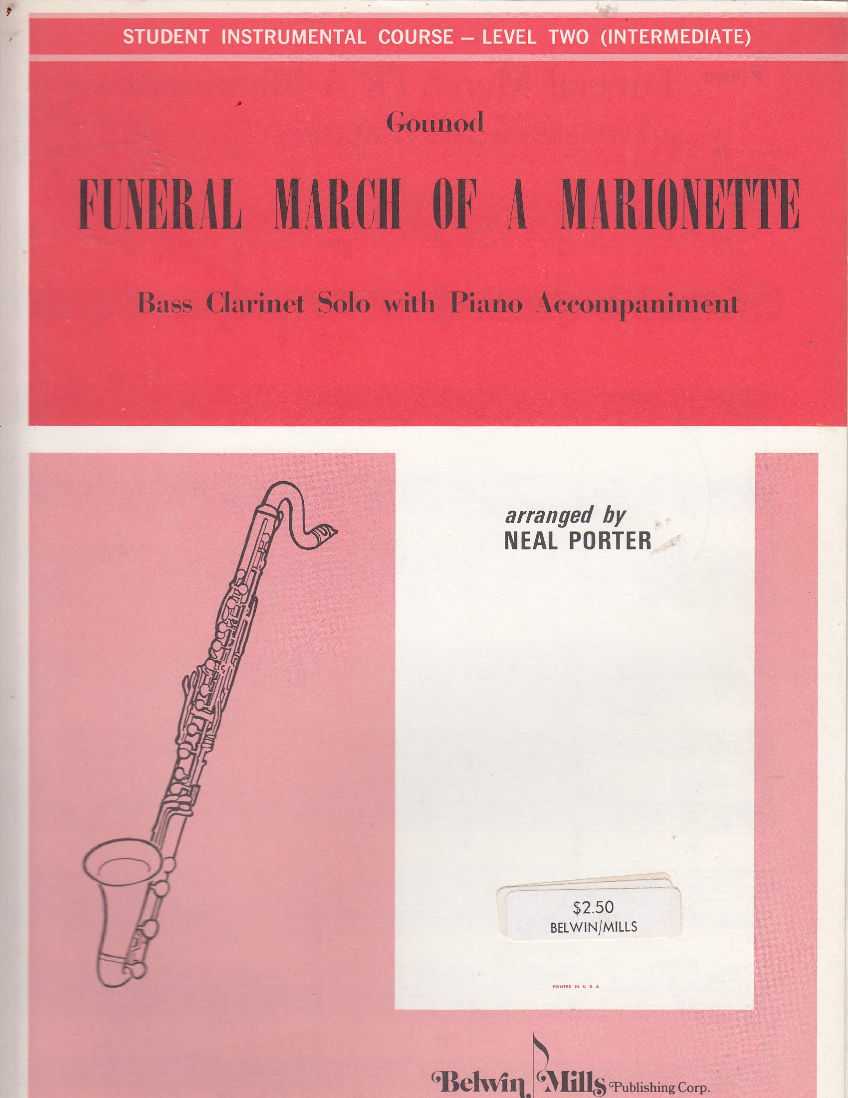 Amazon Com Bass Clarinet Solo W Piano Funeral March Of A
