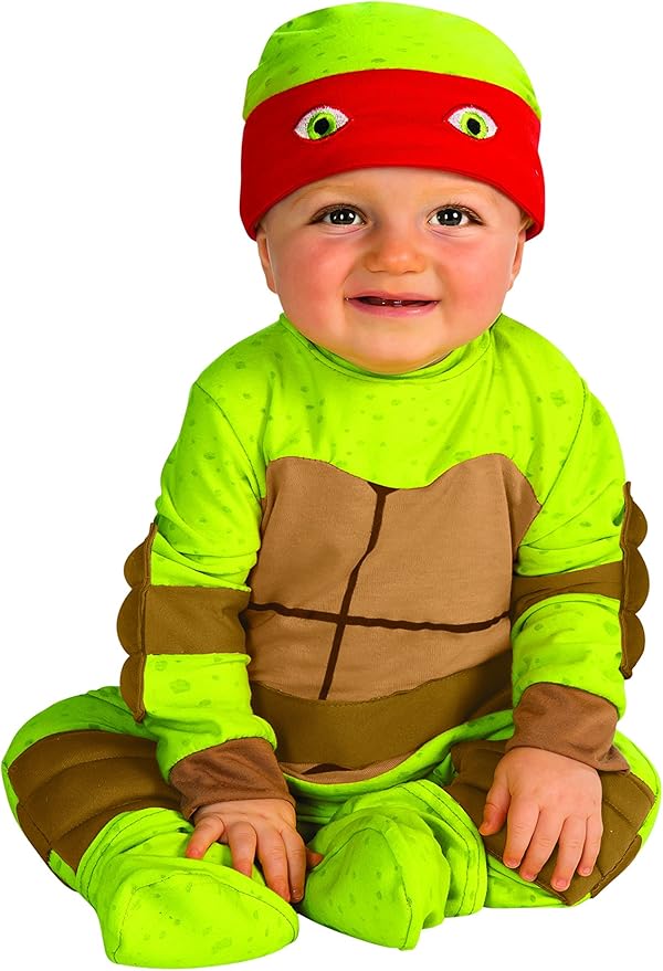 Amazon Com Rubie S Costume Baby S Teenage Mutant Ninja Turtles Animated Series Baby Costume Multi 0 6 Months Clothing
