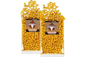 RUNNINWILD Buffalo Ranch Crunchy Corn Kernels | Soft Crunch Toasted Corn | Runnin’ Wild Foods | 1-pound total (Box of 2 bags, 8oz each), Korn Nutz
