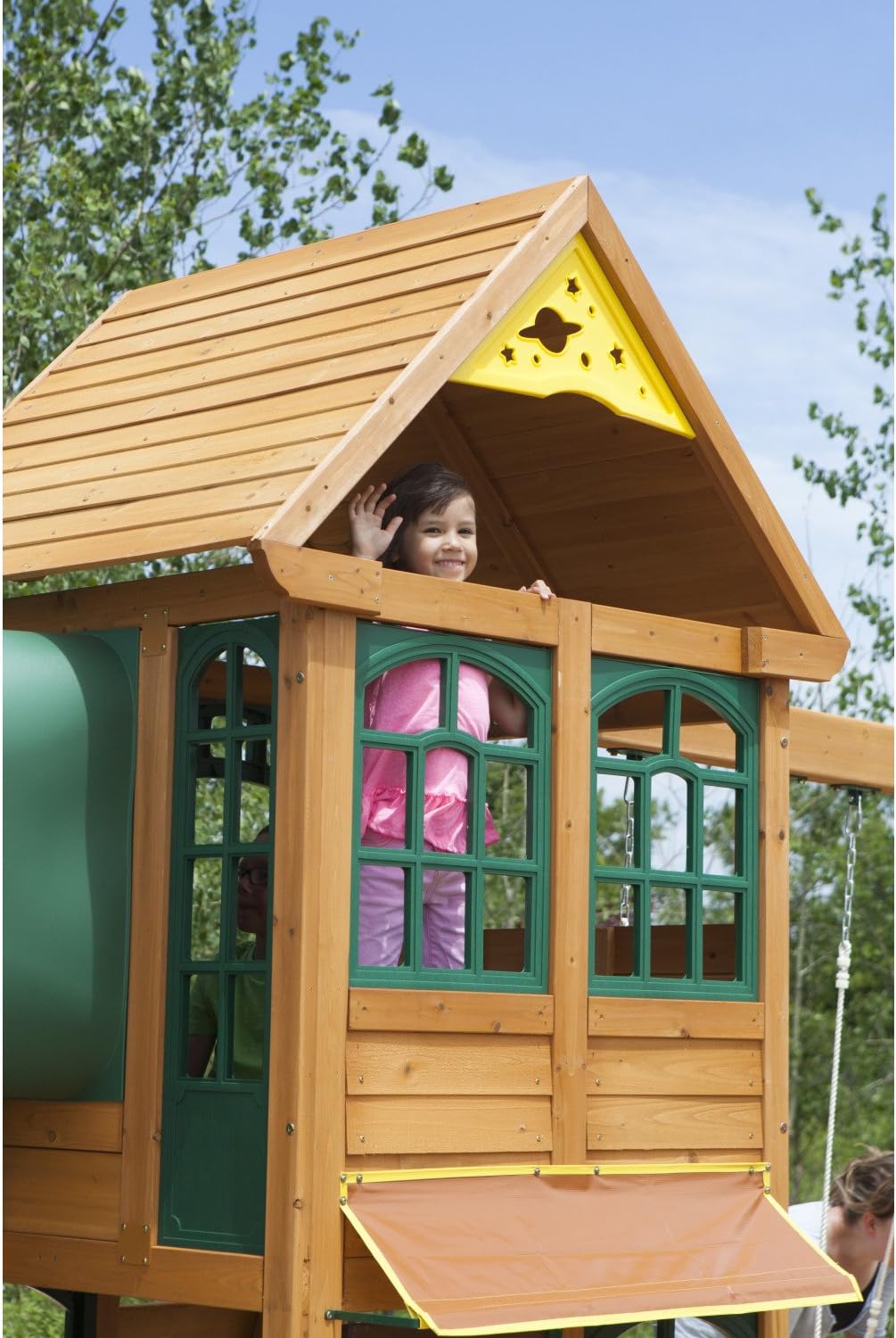 kidkraft cloverdale wooden playset