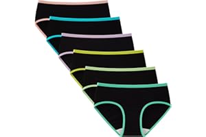INNERSY Teen Girls Underwear Cotton Panties Breathable Assorted Briefs Size 8-16