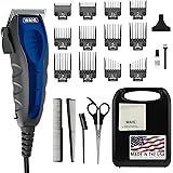Wahl USA Self Cut Compact Corded Clipper Personal Haircutting Kit with Adjustable Taper Lever, and 12 Hair Clipper Guards for