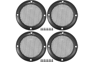 ACROPIX Universal 2" Car Speaker Grills Cover Mesh Round 2 Inch Audio Speaker Subwoofer Guard Protector Case with Screws Iron