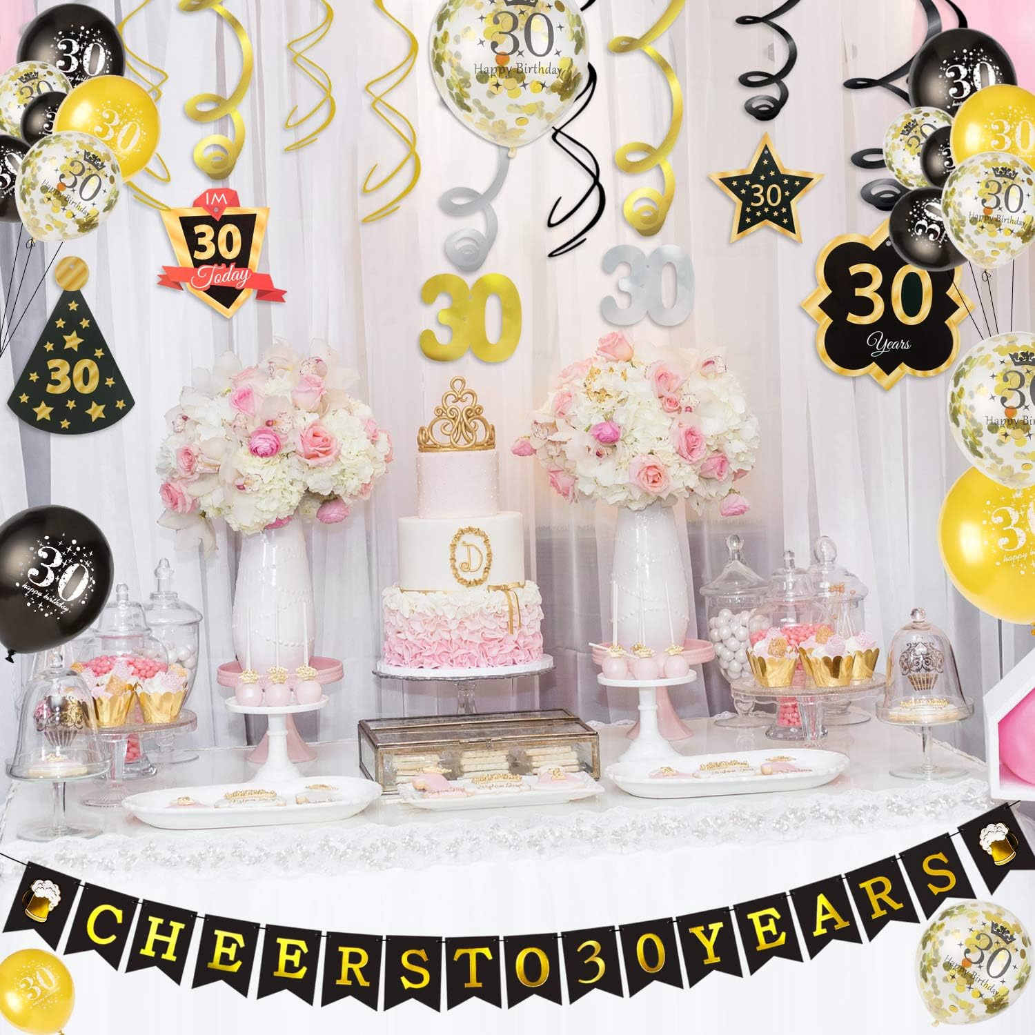 Howaf 40 Ans Femme Homme Anniversaire Decoration Kit Noir Or 40 Anniversaire Banniere Drapeaux Guirlande A Spirales Suspension Nombre 40 Latex Ballons Amazon Fr Jeux Et Jouets Howaf 40 Ans Femme Homme Anniversaire Decoration Kit Noir Or 40 Anniversaire Banniere Drapeaux Guirlande A Spirales Suspension Nombre 40 Latex Ballons Amazon Fr Jeux Et Jouets