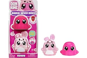 DohKins Bunny Lot de 2 personnages de pâte ne sèche jamais, à partir de 2 ans