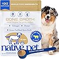 Native Pet Bone Broth for Dogs and Cats - Made with Real Beef Bone Broth, Dog Food Toppers for Picky Eaters- Provides Extra Hydration & Nutrition for Joint Strength, Immunity & Heart Health-192 Scoops