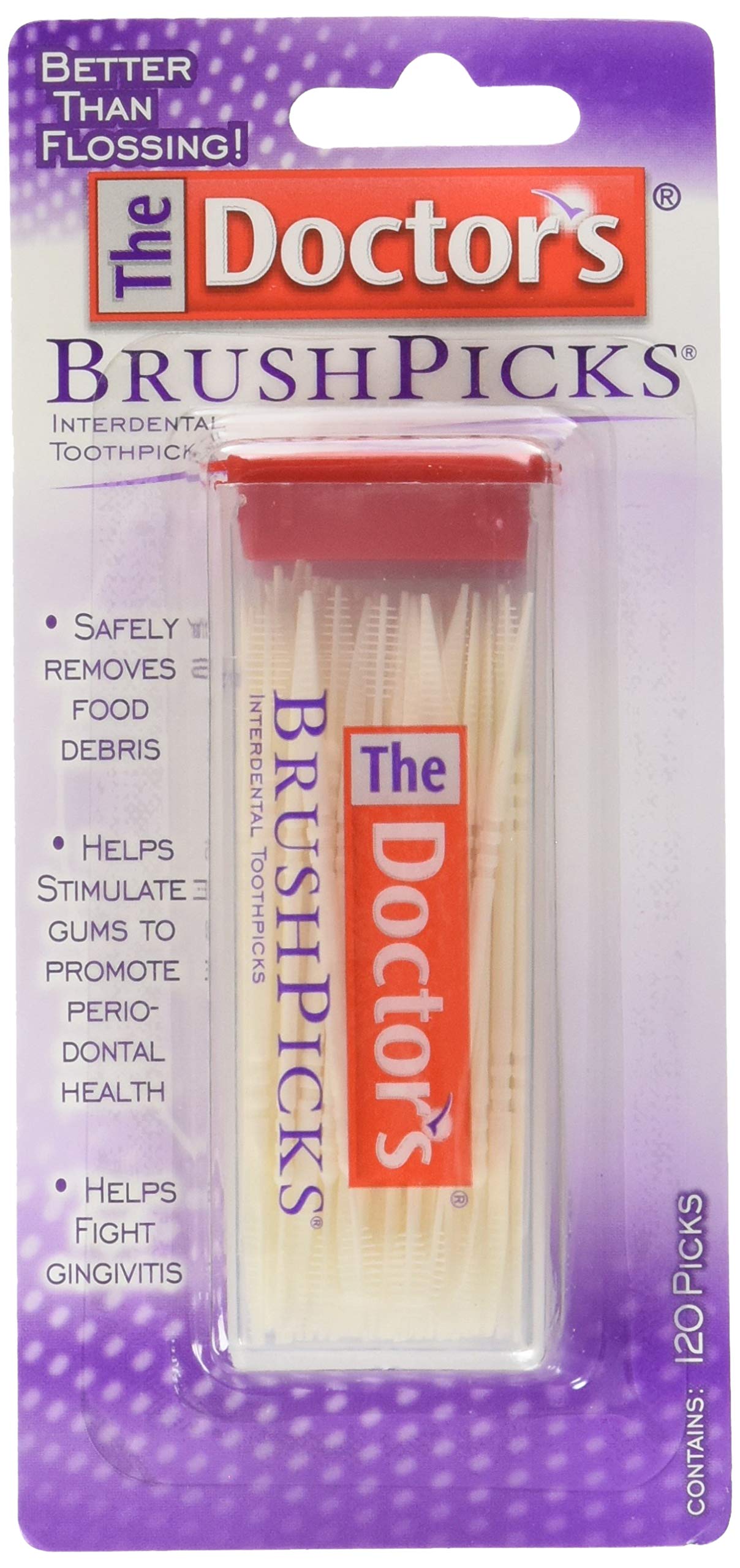 Doctor's - BrushPicks Interdental Toothpicks - 120 Pick(s)