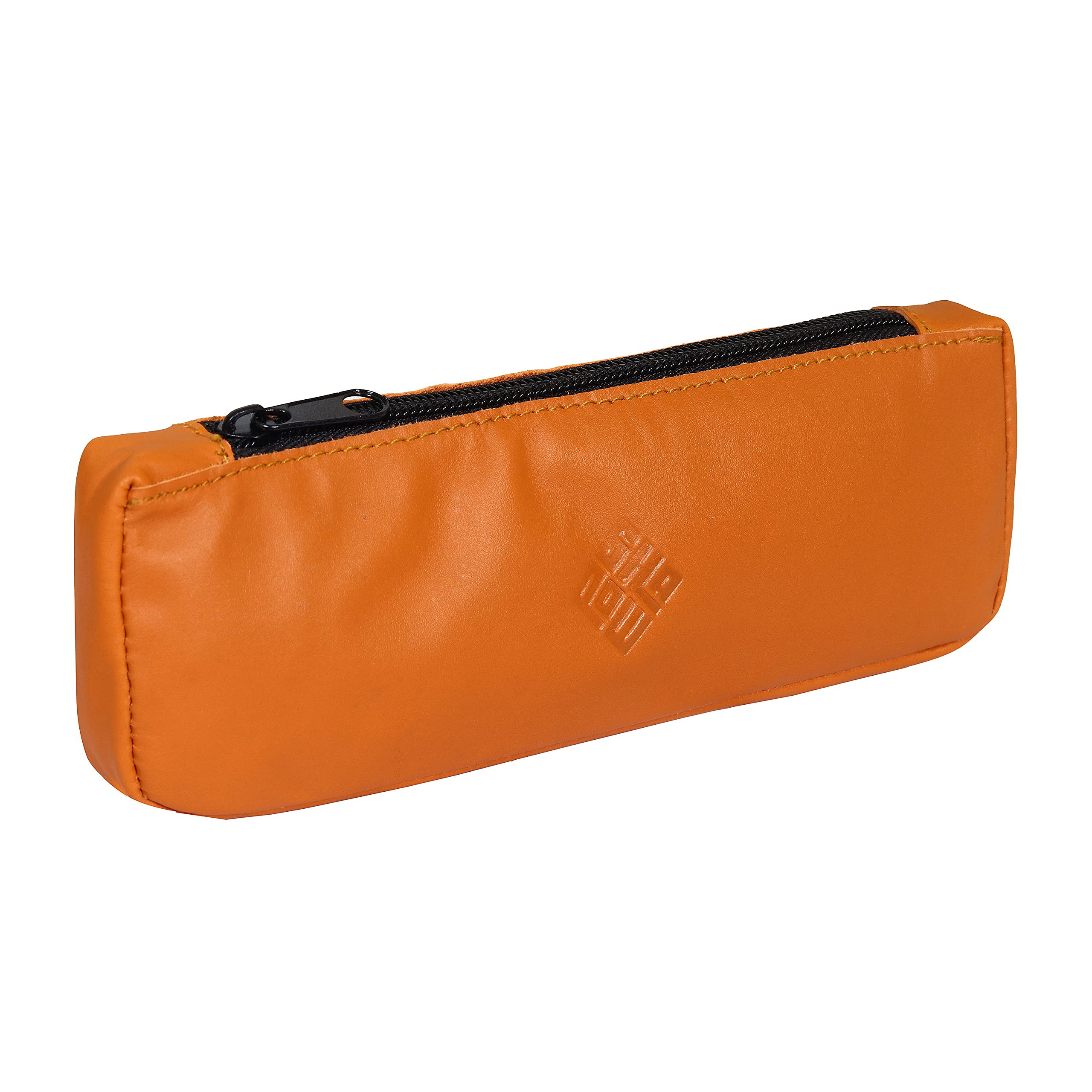 SHADOW DANCE UK Leather Pencil Case Clutch Art School Genuine Black (Scribe Case, Tan)