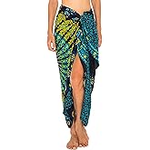 SHU-SHI Sarong Wraps for Women Long Beach Cover ups Pareo Bathing Suit Wrap Skirt Mandala Sarongs Coverup