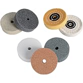 Grinding Wheel Buffing Wheels 3 inch. 7 Set | Sharpening Polishing jewelry Stainless Steel. Such As Lawn Mower Blades. For Small Grinder Polishing Machine Electric Drills