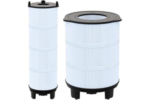 Chryseos S7M120 Inner and Outer Pool Filter Cartridge Compatible with System 3 25021-0200S &25022-0201S, 300 Sq.Ft Filter Cartridge, 1 Set