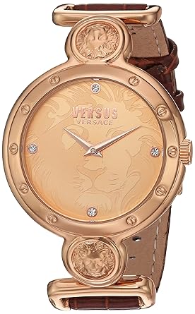Versus by Versace Analog Champagne Dial Womens Watch - SOL06 0015