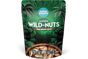It's Good Energy Organic Brazil Wild Nuts | Raw Brazil Nuts | 100% Wild Grown, Sustainably Collected | Prevents Deforestation | Rich in Selenium | Non-GMO, Natural Snack | 1 LB