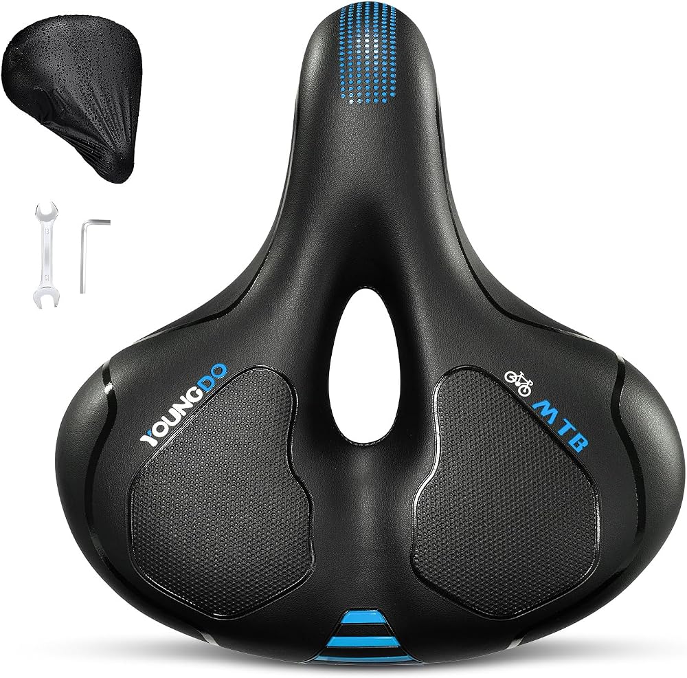 YOUNGDO Bicycle Saddle Gel Seat Ergonomic Breathable Shock Absorbing