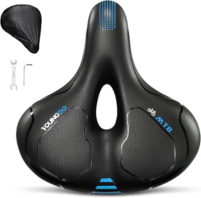 YOUNGDO Bicycle Saddle Gel Seat Ergonomic Breathable Shock Absorbing