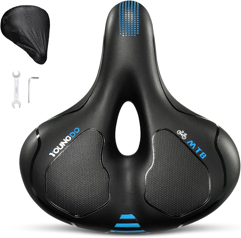 YOUNGDO Bicycle Saddle Gel Seat Ergonomic Breathable Shock Absorbing