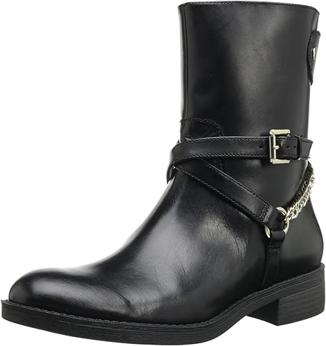 enzo angiolini black leather boots