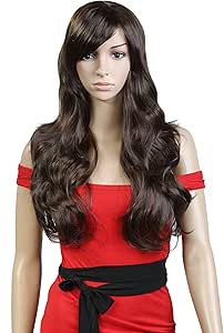 Cool2day Sexy Girls' Long Curly Hair Party Full Wig (Model: Jf010031) (Dark Brown)