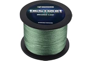 KastKing Destron Braided Fishing Line, Highly Abrasion Resistant, Improved Knot Strength, Ultra-Thin Diameter Superline, Zero Stretch & Memory, CFT “Color Fast Technology”, 75% Thinner Than Mono