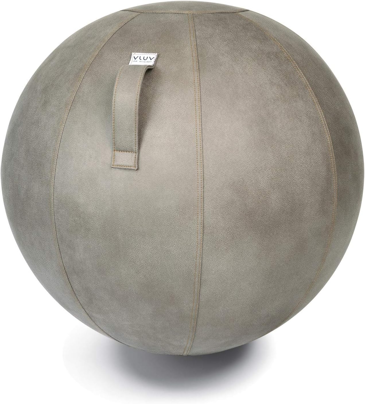 VLUVVEEL Zitbal Kunstleder Mud 75