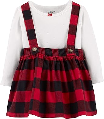 baby girl buffalo plaid dress