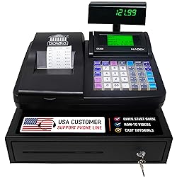 Nadex CR260 Cash Register, Steel Drawer, Fast