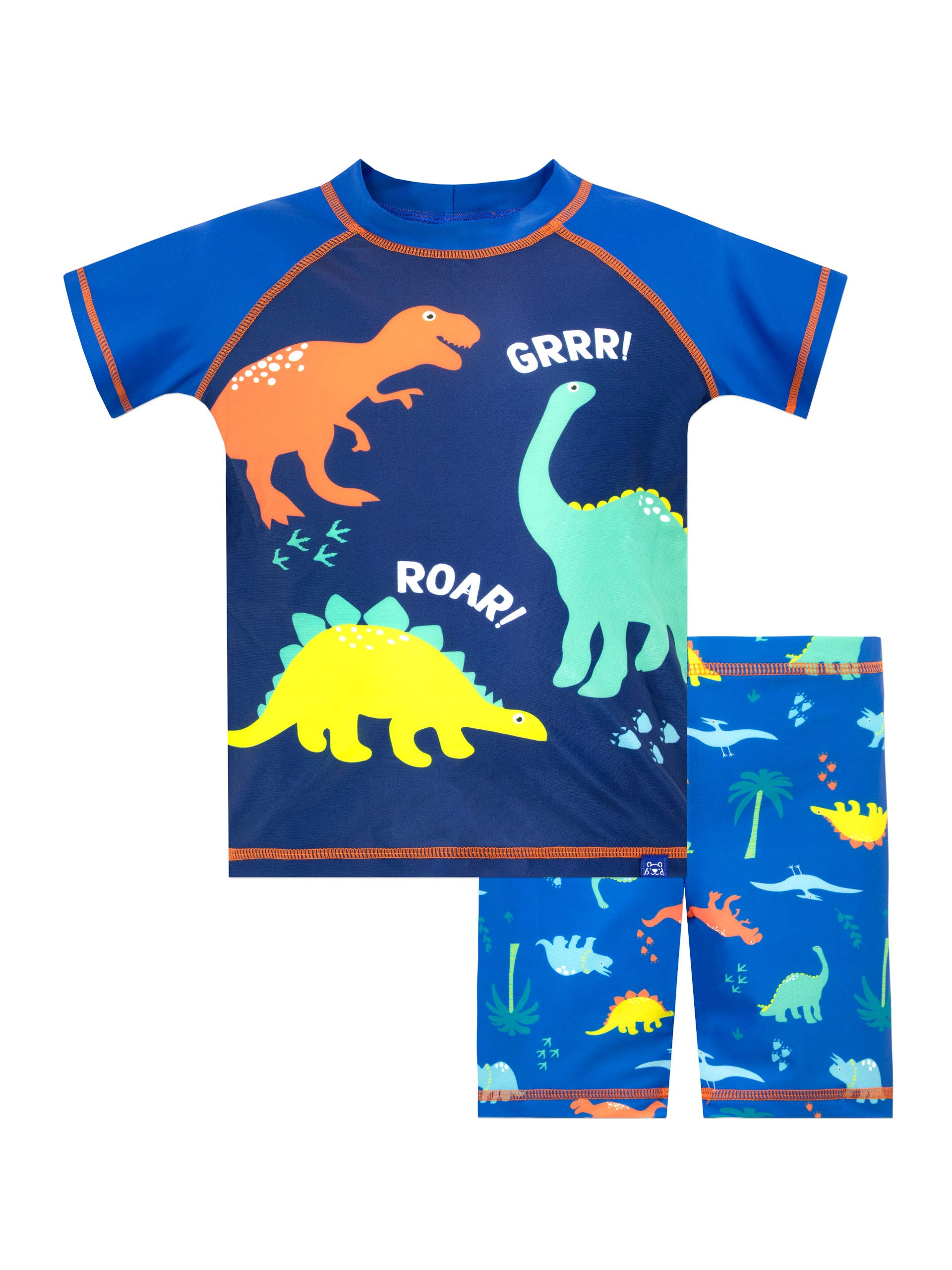 Harry Bear Boys Swim Set Dinosaur Blue 4-5 Years