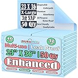 Disposable Blue Puppy Pads -23" X 36" [50 Pack] Pee