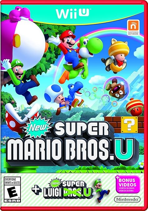 Amazon New Super Mario Bros U New Super Luigi U Wii U 並行輸入品 赤ちゃん 幼児のおもちゃ おもちゃ
