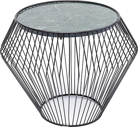 kare design beistelltisch beam grun marmor schwarz o40cm h b t 32 43 43 amazon de kuche haushalt wohnen
