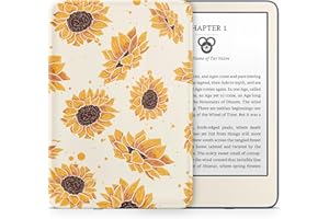 Tacky Design Sunflower Skin for Kindle Paperwhite (11th Gen, 2021) - Yellow Premium Vinyl 3M Full Wrap Cover Sticker