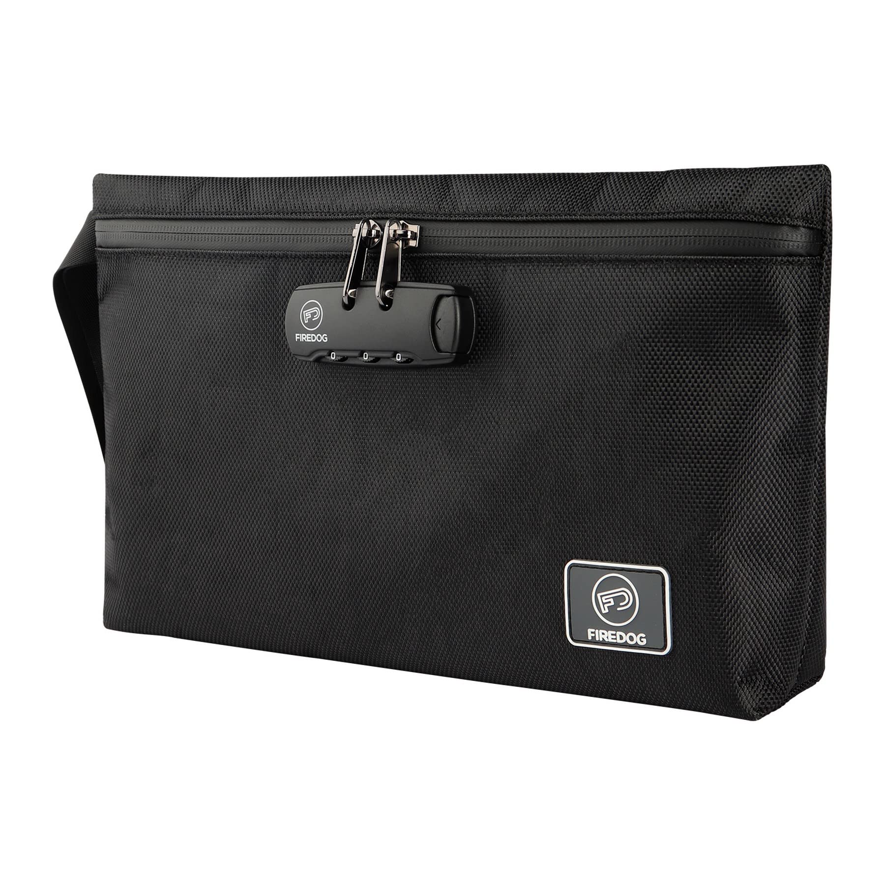 FIREDOG Printed Smell Proof Bags with Combination Lock, Carbon Lined Odor Proof Stash Bag Case Container for Travel Storage (10.8