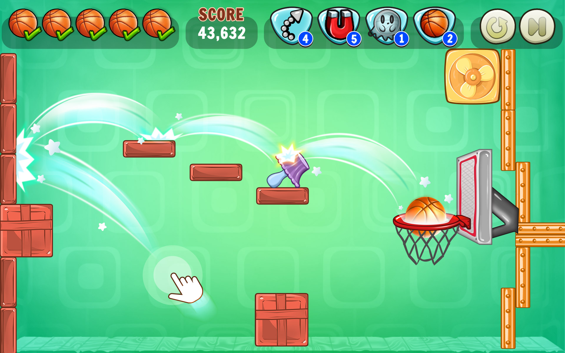 Basketball Superstar Shoot Crazy Basket for