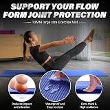 KK Yoga Mat 15mm Thick NBR Non-Slip with Carry Strap Black Blue Purple view 3