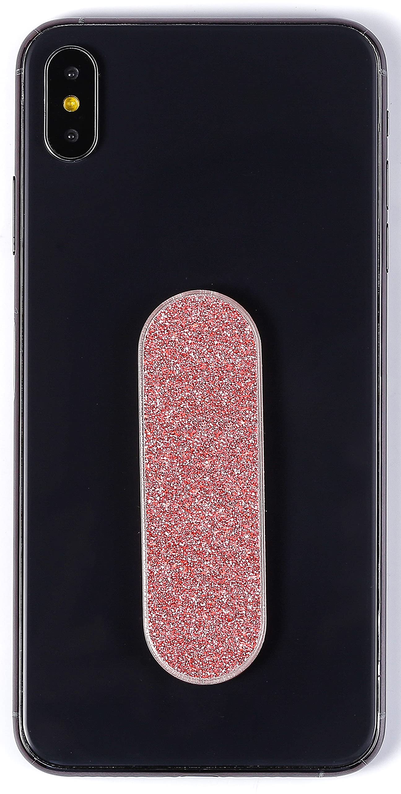 Momostick - The Original! Phone Finger Holder - Mobile Phone Grip Pearl Series Rosegold