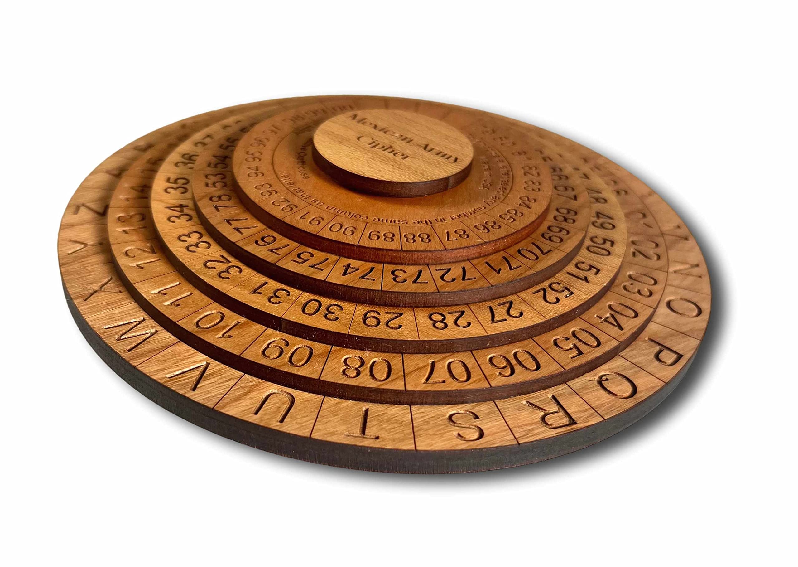 Photo 1 of Mexican Army Cipher Wheel | Escape Room Prop | Authentic Design for Secret Code Games | Ideal for Parties and Educational Use