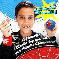 JA-RU Marvel Spiderman Wrist Balls on a String