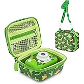 Perfcaze Kids Camera Case Compatible with Goopow/Seckton/Mgaolo/HOOMOON Kids Digital Camera Toy, Cartoon Video Camera Portable Carrying Case, Birthday Gift Storage Case for Girl and Boy