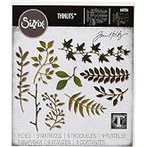 Sizzix 661206 Thinlits Die Set, Garden Greens by Tim Holtz (9/Pack), 7.5 x 5.63 x 0.25