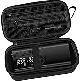 Case for Airmoto for MODARI Tire Inflator Portable Air Compressor Case,120 PSI Air Pump,Car Tire Pressure Gauge (120 150 PSI) Storage Bag, Air House, Connector and Accessories (Box Only)-(Black)