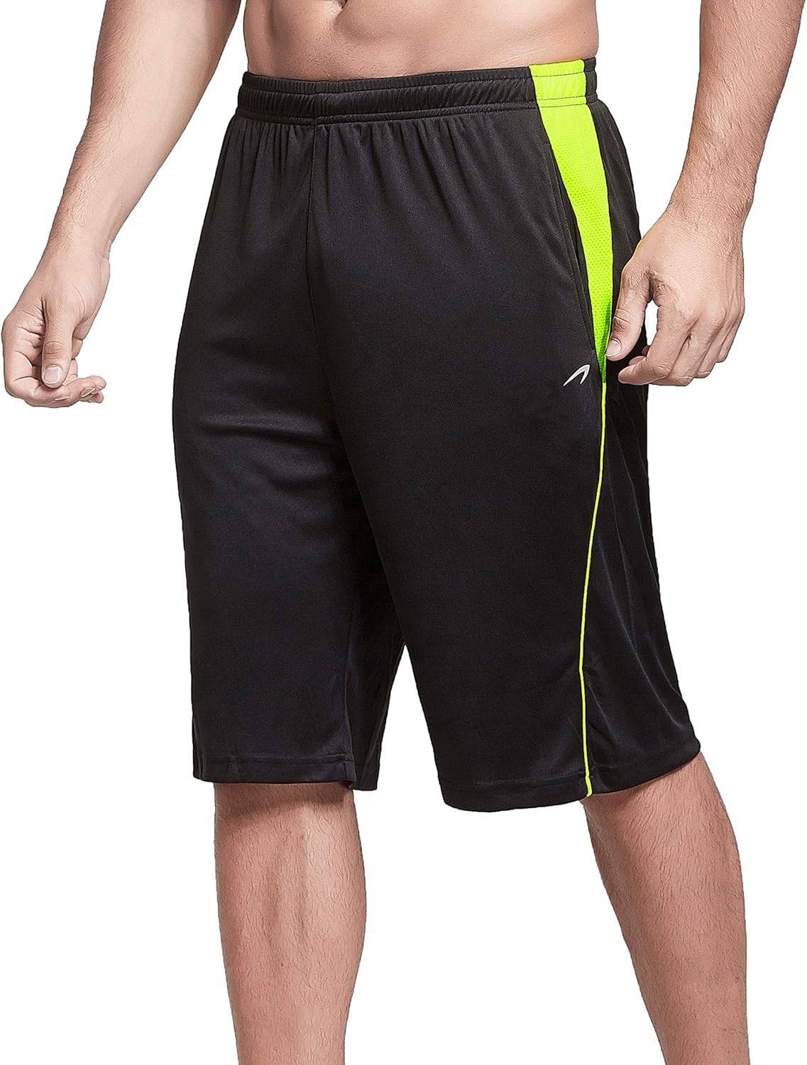 KPSUN Men's 11 inch Basketball Shorts Long Quick Dry Lightweight Athletic Gym Shorts with Pockets : Clothing
