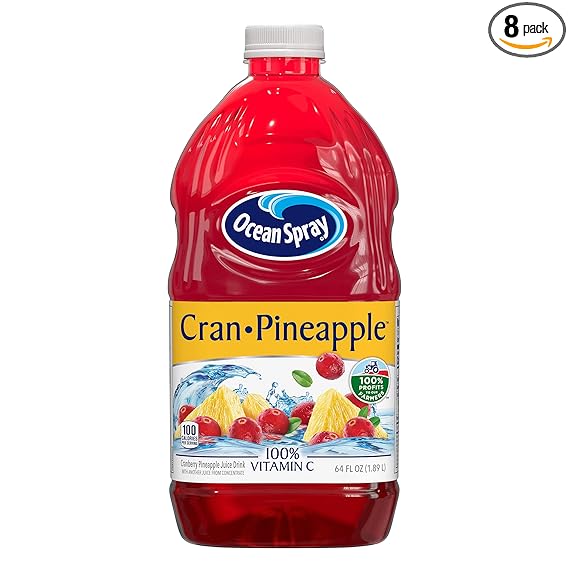 Amazon Com Ocean Spray Cran Pineapple Juice Bottle 64 Ounce Pack Of 8 Grocery Gourmet Food Amazon Com Ocean Spray Cran Pineapple Juice Bottle 64 Ounce Pack Of 8 Grocery Gourmet Food