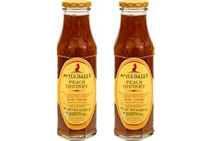 MRS H S BALLS CHUTNEY Mrs Balls Peach Chutney (2 x 470g Pack)