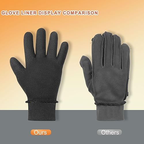 ihuan Winter Gloves for Men Women-Waterproof Running Cycling Glove