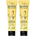 L'Oreal Paris Elvive Total Repair 5 Protein Recharge Leave In Conditioner Treatment, and Heat Protectant, 2 pack, (5.1 Ounce each) (Packaging May Vary)