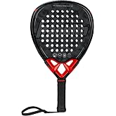 Franklin Sports GLIDE Padel Racket - Fiberglass - 365g - Blue/Yellow | Diamond-Shape Power Zone, Indoor + Outdoor Play, Airflow-Vented Face Design, EVA Foam Core Control, For Club + Practice Play