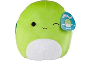 Squishmallows 10" Henry The Winking Turtle - Officially Licensed Kellytoy Plush - Collectible Soft & Squishy Turtle Stuffed Animal Toy - Gift for Kids, Girls & Boys - 10 Inch