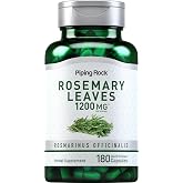 Piping Rock Rosemary Leaves | 180 Capsules | Herbal Leaf Extract Supplement | Non-GMO, Gluten Free